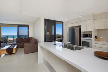 Arkaba Wing Apartment spacious living area with natural breezes from the balcony